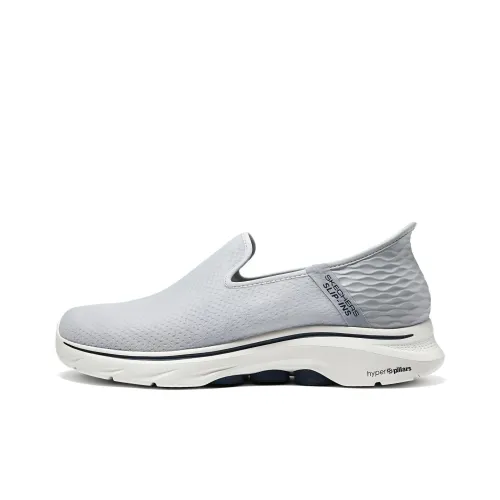 Skechers GO WALK 7 Дышащий и Легкий Низкий Топ Casual Мужской Серый Синий