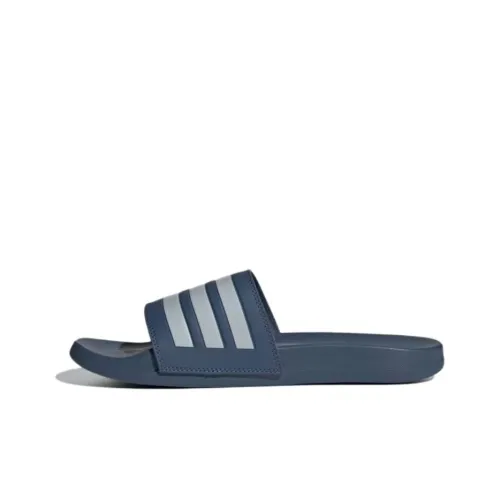 adidas Adilette Slip-Resistant Шлепанцы Унисекс Серый Белый