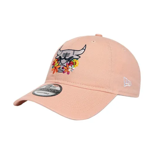 New Era Хлопковые кепки унисекс розовые