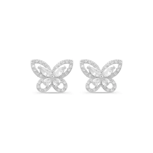 AWE Серьги из титанового стального сплава с цирконием подарок включен для женщин