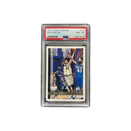 Topps Тим Дункан Звезда Карта Новые Звезды Сертифицированные Карточки 1 Упаковка