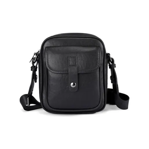 DOSRFINI Натуральная кожа Мужская сумка через плечо мужская плечевая сумка черного цвета