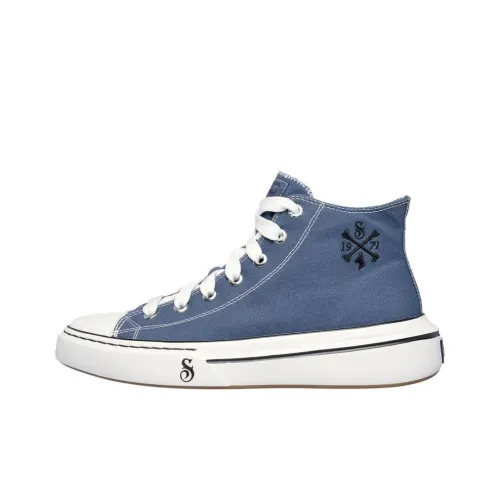 Snoop Dogg x Skechers Snoop One Doggy Bonez High Топ Кеды Мужской Морской синий