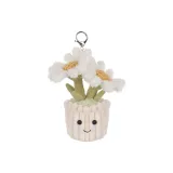 Брелок с горошком в горшке