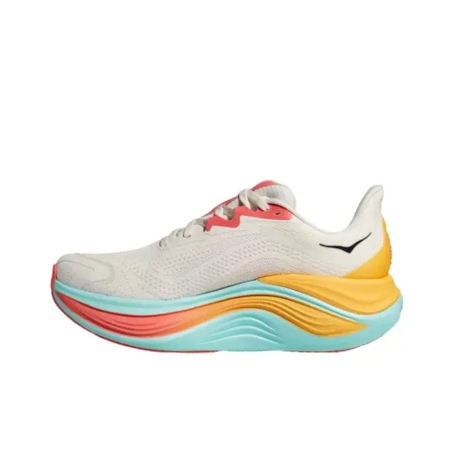 HOKA ONE ONE SKYWARD X Беговые кроссовки Низкий топ Белый Желтый Красный Женские