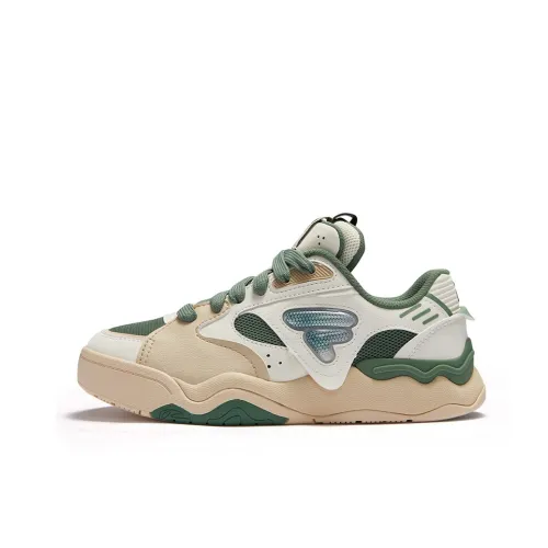 FILA FUSION Низкие Кроссовки для скейтбординга Женские Белые Зеленые