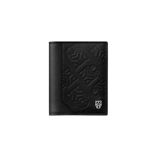 Cartier Panthère De Cartier Тисненая Телячья Кожа с Палладийным Покрытием Тип Покрытия Картхолдер Унисекс Черный