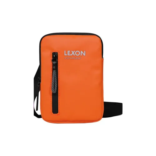 LEXON PVC Сумка через плечо Стандартная Мужская Оранжевая Темно-синяя