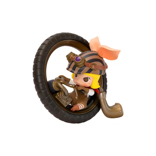 POP MART Молли Steam Punk Байкер Свинка Прозрачный Слепой Бокс на Карточке 100% 8,9 см