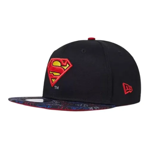 New Era Хлопковые кепки унисекс черные