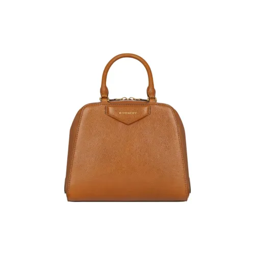 Givenchy Antigona Яркая сумка через плечо из кожи буйвола мини-сумка женская коричневая