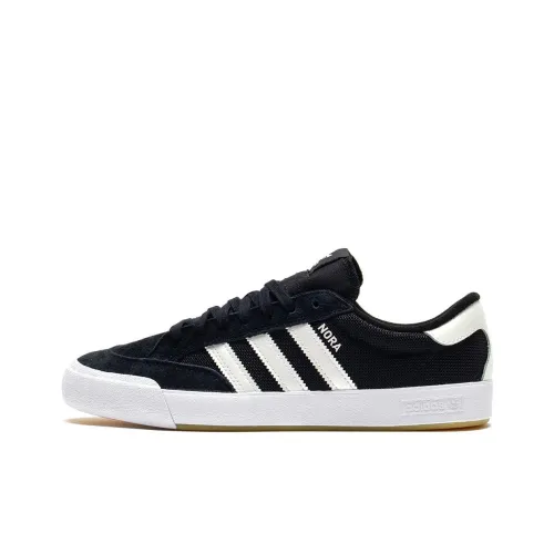 Adidas Originals Nora Slip-Resistant Abrasion-Resistant Low Top Скейтборд Кроссовки Мужские Черные