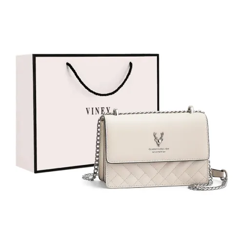 VINEY Сумка через плечо из коровьей кожи маленькая квадратная сумка маленькая женская цвет экрю