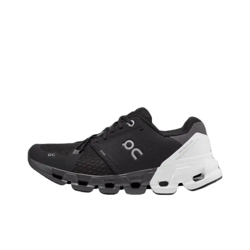 On Cloudflyer Амортизирующие кроссовки Slip-resistant Low Top для бега Женские Черный Белый