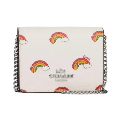 COACH Кошелек из коровьей кожи сумка через плечо сумка на плечо женская белая