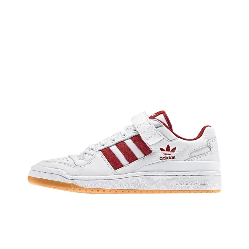Adidas Originals FORUM Lo Low Топ Скейтборд Кроссовки Унисекс Белый Красный