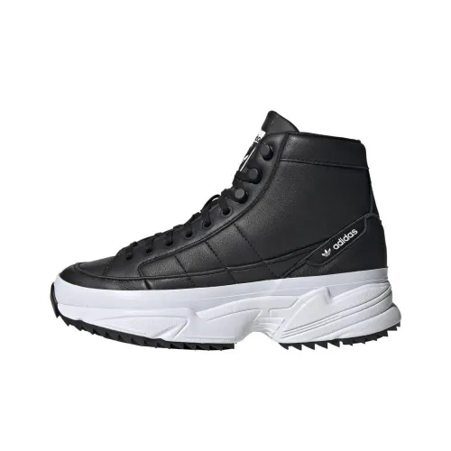 Adidas Originals KIELLOR XTRA Устойчивый к истиранию Высокий Топ Casual Женский Белый Черный