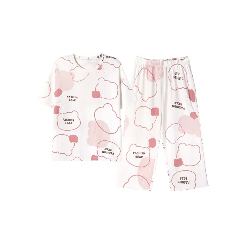 The Story Of The Flower Season Пижама Набор Женские Белые