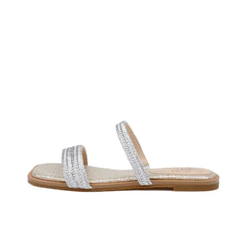 Badgley Mischka Слипоны Женские Серебряные