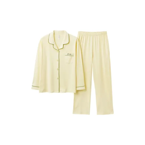 PBENO PD Пижамный комплект женский светло-желтый