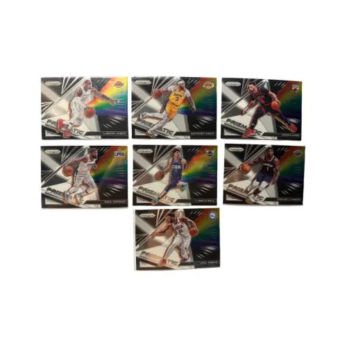 PANINI 21 22 Prizm LeBron James Anthony Davis Zach LaVine ETC. Prism Card 7 Piece Combination Access Card Pass