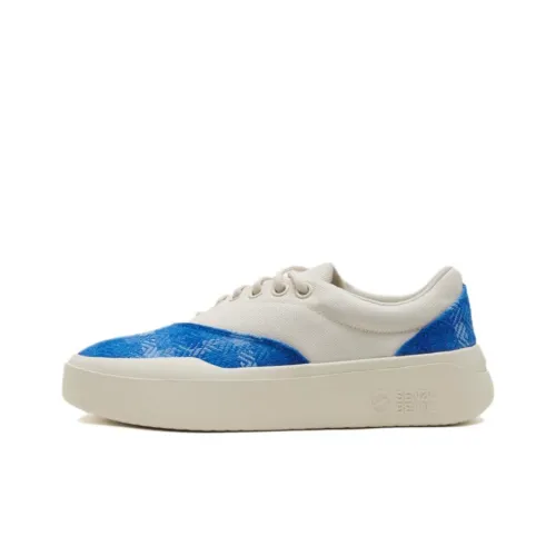 Senzubean Кроссовки для скейтбординга Low Top Фарфор Синий / Белый Унисекс