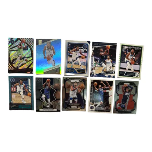 Panini ANTHONY EDWARDS 10 штук Комбинация OF Звезда Карточки From Various Collections Карта Access включена