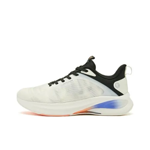 QIAODAN Амортизация Легкий Низкий Топ Беговые кроссовки Мужские Белый Черный Синий