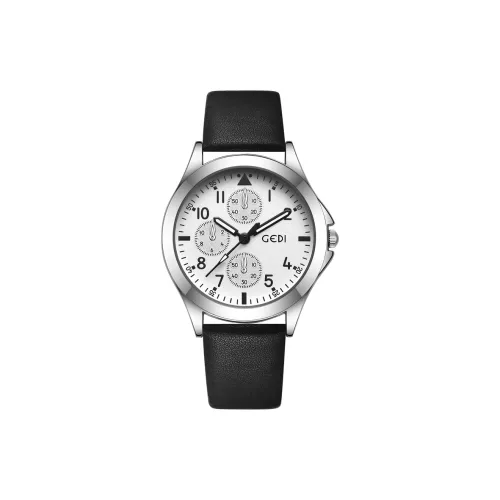 GEDI Кварцевый механизм Часы Унисекс Белый циферблат
