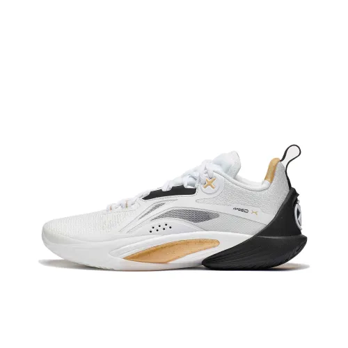 Лайнер Speed 10 Амортизаторы Slip-resistant устойчивые к истиранию дышащий низкий топ баскетбольные кроссовки мужские белый черный