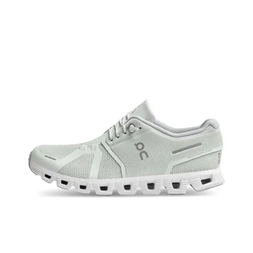 On Cloud 5 Амортизаторы Slip-on Дышащий Низкий Топ Casual Женские Ice White