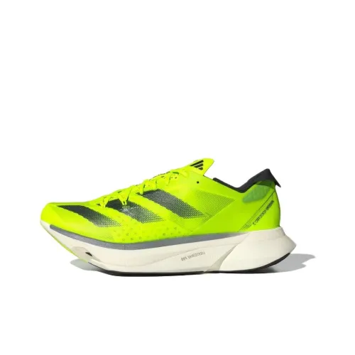 Adidas Adizero Adios Pro 3 Беговые кроссовки Низкий топ Зеленый/Черный Мужской