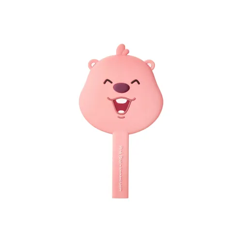 Pinkbear Piko Медвежонок X Ruby Handheld Зеркальце Стандартное издание Zanmang Loopy Коллаборация Пластик Розовый Инструменты для макияжа MAKE UP