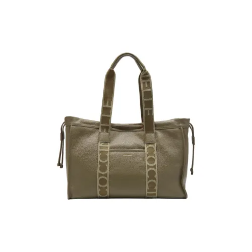 COCCINELLE GRAIN LEATHER Одно плечо Сумка Большая Женская Лавровый зеленый