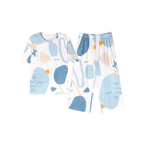 The Story Of The Flower Season Пижама Набор Женские Белые