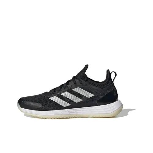 Adidas Adizero Ubersonic Устойчивые к истиранию Низкие Кроссовки для тенниса Женские Черный Белый