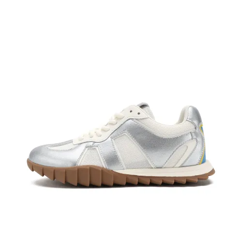 D Fuse SCANDINAVIA Немецкие армейские кроссовки Белый Низкий топ Скейтбординг Кроссовки Женские