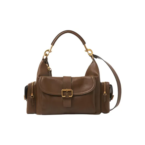 Chloe Блестящий Буйвол Camera Сумка Сумка Сумка через плечо Сумка через плечо Большая Женская Темный хаки