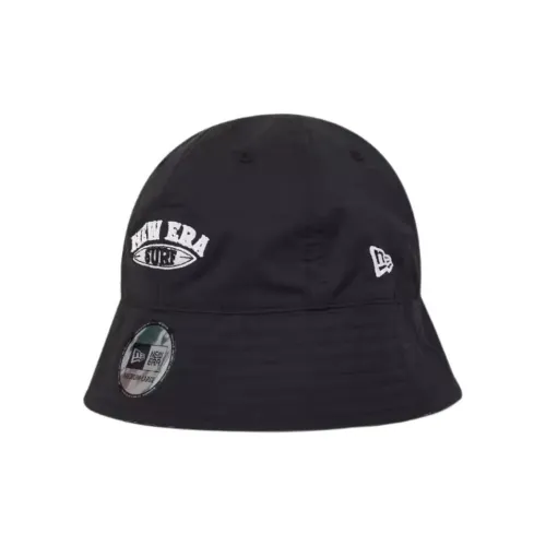 New Era Cotton Bucket Hats Унисекс Черный Зеленый