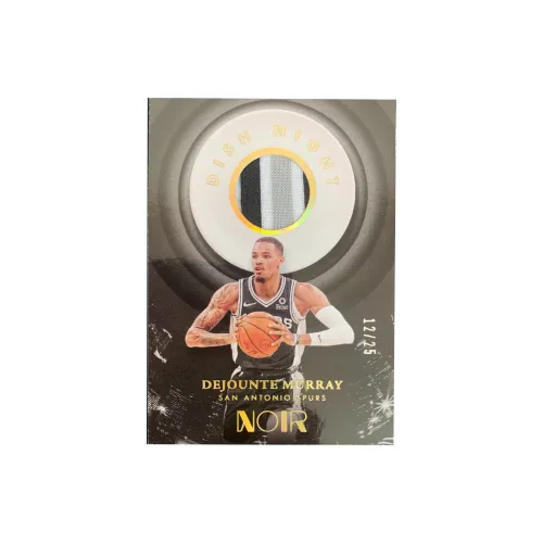 Панини ДеДжунте Мюррей 2022 23 Спёрс Нуар 12 25 Патч Игровой Использованный Джерси Игрок Карта Карта Товар пройдет Спортивные карты 1 шт