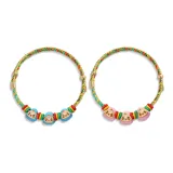 Зонгцзи Малыш Яркий Браслет-шнурок (Синий Розовый)