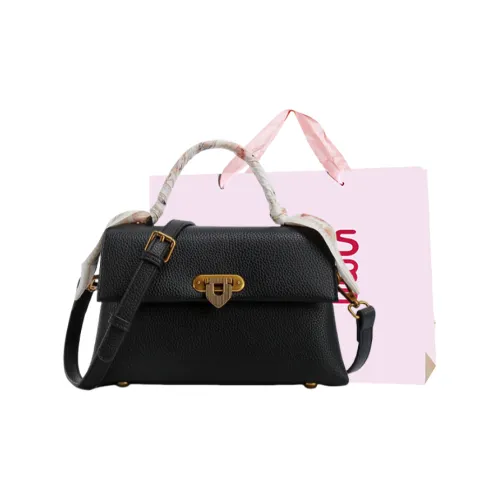 Worm's Home ПУ (полиуретан) Сумка через плечо Сумка Женская Черный Белый