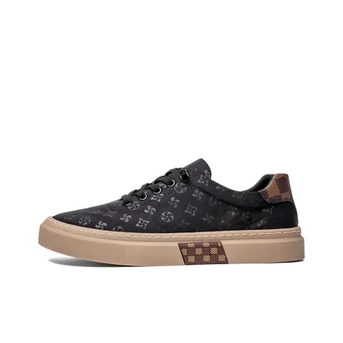 LUOMAIKE Low-Top Canvas Shoes Мужские Черные