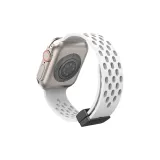 Сетка, дышащая силиконовая лента для часов [белый]