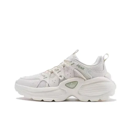 PEAK Амортизация Износостойкий Низкий Топ Casual Женский Белый Зеленый