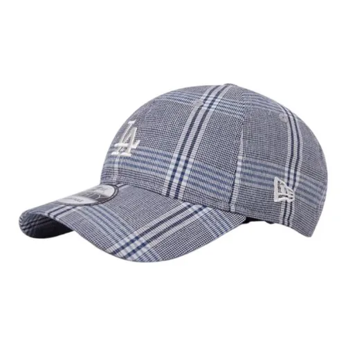 New Era Linen Cotton Baseball Caps Unisex Gray