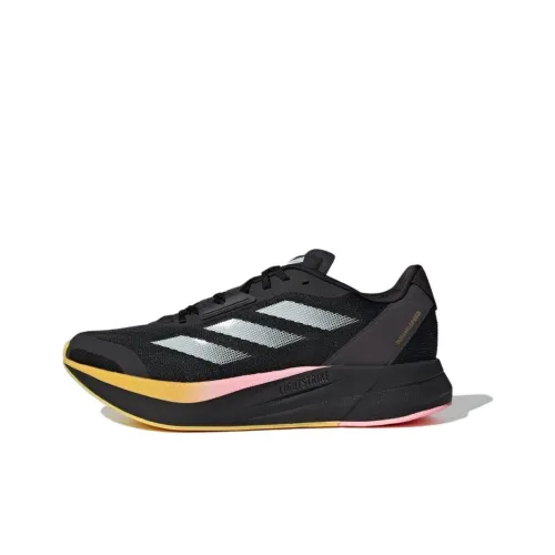 Adidas Duramo Speed Устойчивый к истиранию Дышащий Низкий Топ Тренировочный Спринт Гоночные Кроссовки Мужские Черные Серебряные