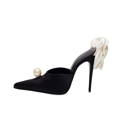 MAGDA BUTRYM Домашние тапочки 11 см Женские Черные