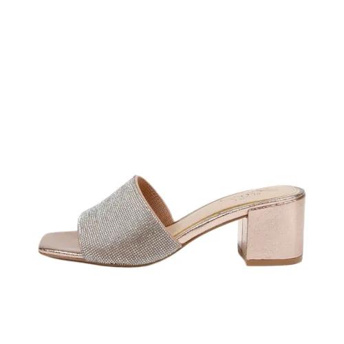 Badgley Mischka Слипоны 5 см Женские Розовое Золото