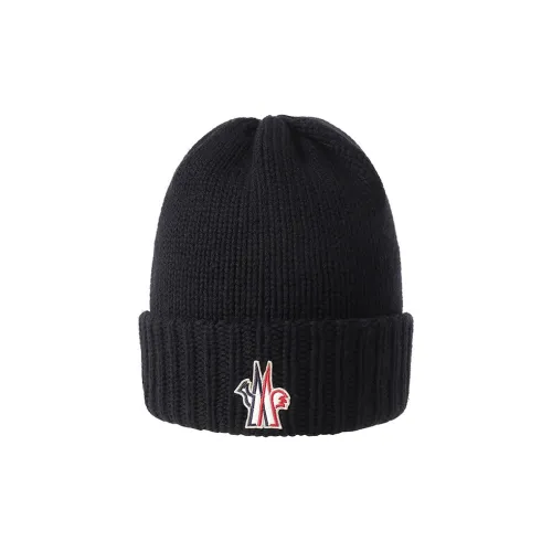 Moncler Шерсть Бини Мужской Черный